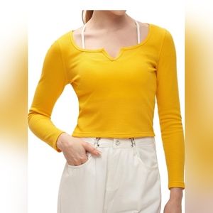 Long Sleeve Crop Top